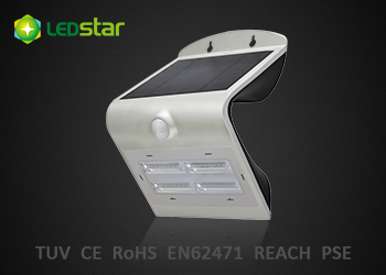 Solar LED Wall Light-3.2W Butterfly-Silver