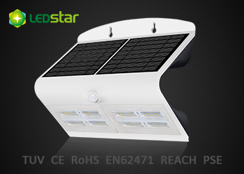 Solar LED Wall Light-6.8W Butterfly-White