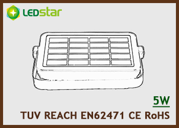  Solar LED Flood Light--5W