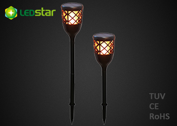 Solar LED Flame Light-Lawn Lamp